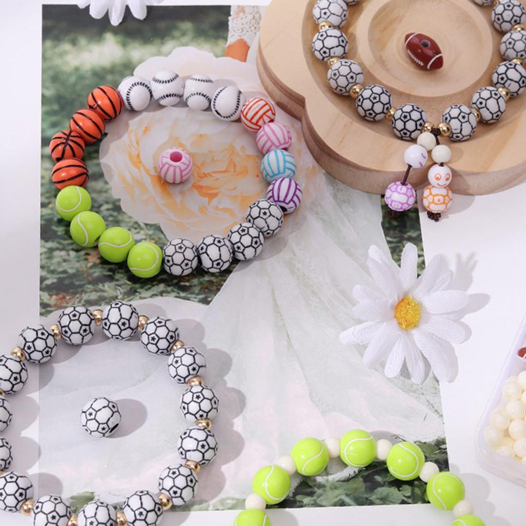 Jewelry Making Kits Colorful Acrylic Beads for Handmade Friendship Bracelet Accessories Craft Supplies for Children