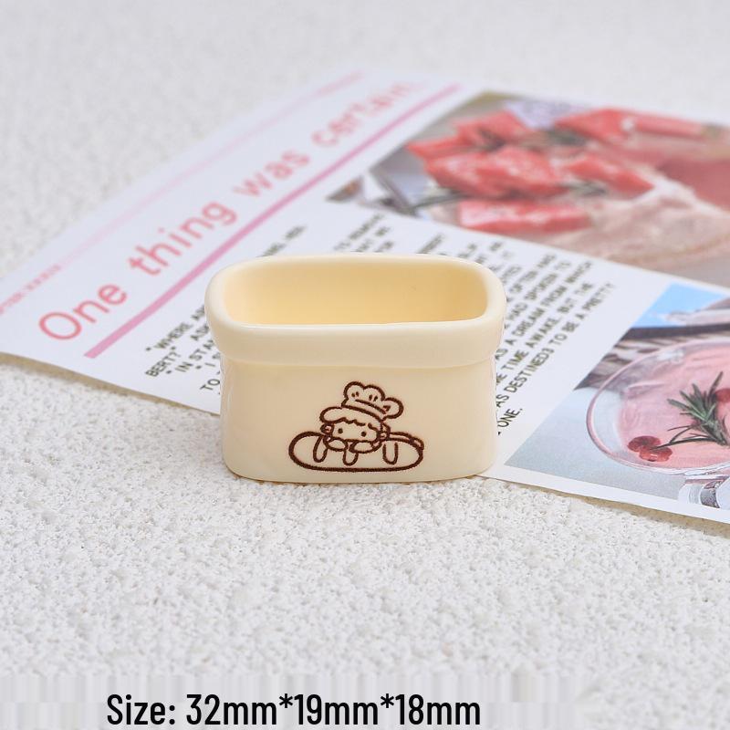 Handmade Resin Accessories: DIY Crocs Charms, Jewelry Glue, Cartoon Hair Clips, and Tricolor Print Box.