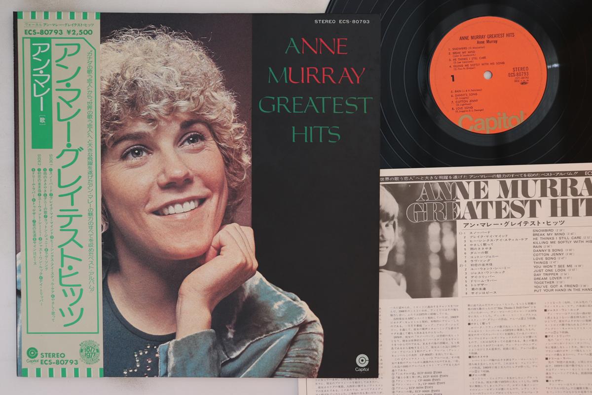 

LP Пластинка ANNE MURRAY - Лучшие хиты ECS80793 CAPITOL 1977 Япония Оби Поп