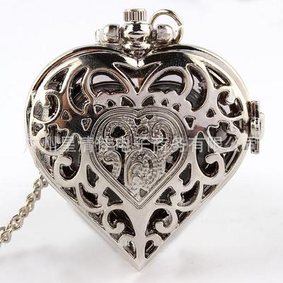 Heart Pocket Watch Beautiful Ladies Pendant Watch Student Decoration Watch Special Offer Free Dropshipping