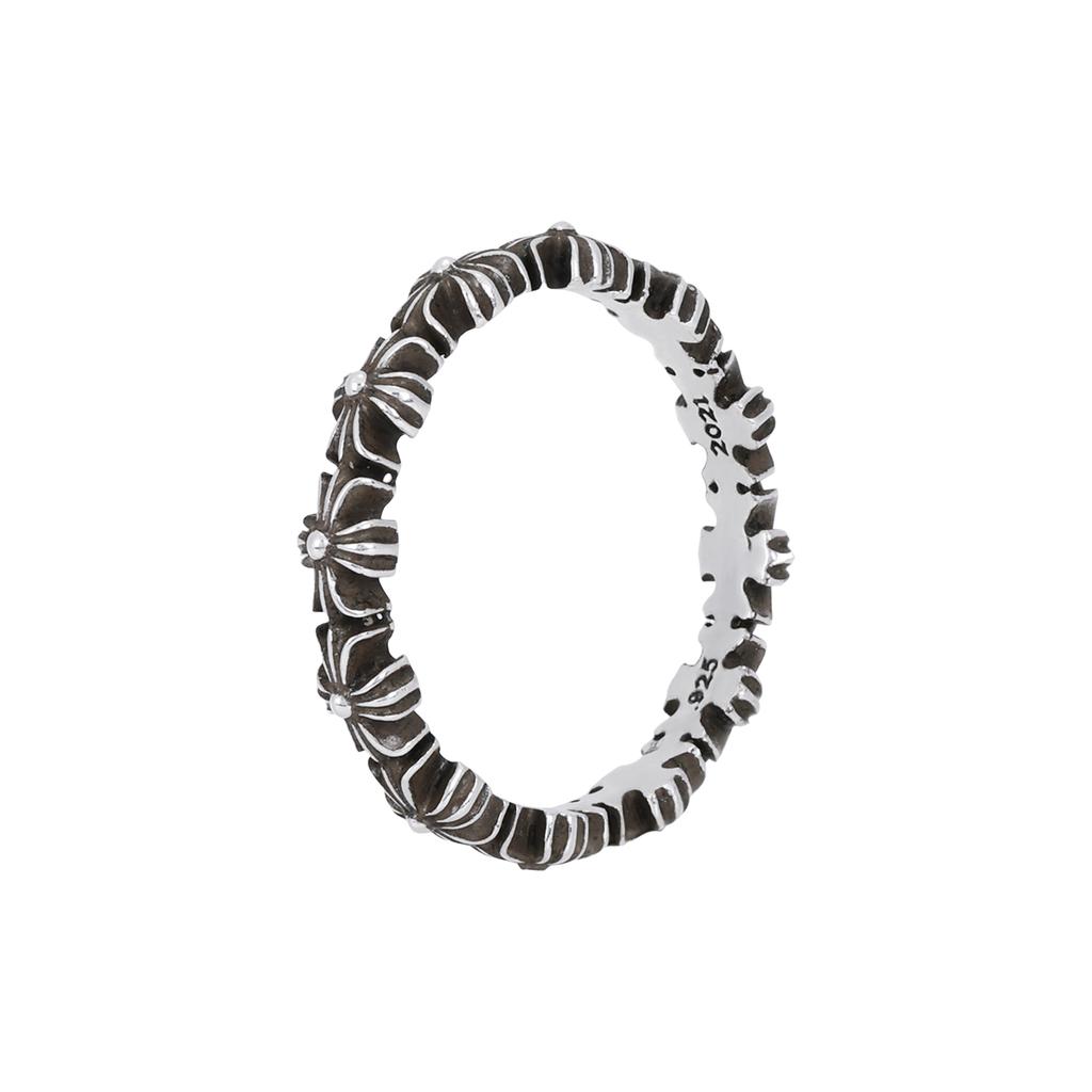 Chrome Hearts Cross Shaped Ring Women jewelry Silver 4022A