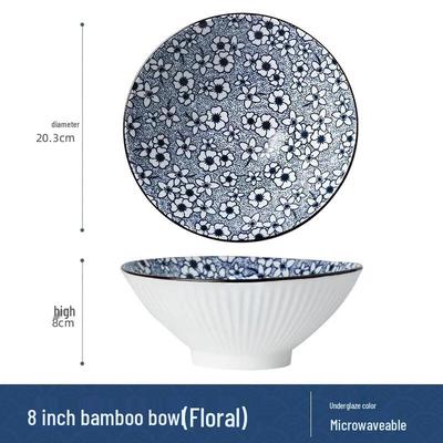 Japanese Ceramic Ramen Bowl