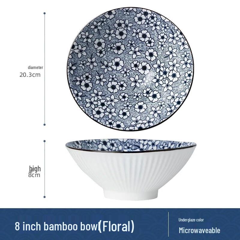 

Japanese Ceramic Ramen Bowl