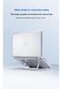 Portable Folding Laptop Stand with Adjustable Height and Cooling Feature for Desktops and Painting