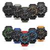 Rugged Smael Men's Military Watch Luminous Alarm Sport Wristwatch Durable 50m Waterproof