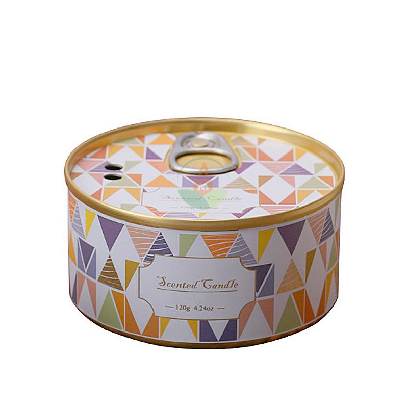 Handmade Soy Wax Tin Can Scented Candle, Creative Tinplate Scented Souvenir Can Candle