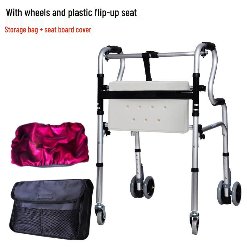 Yade Hliníková chodítka se sedátkem a masážní funkcí pro seniory a osoby se zdravotním postižením