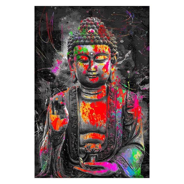 

Абстрактные граффити Будда Картина маслом Религиозные плакаты и гравюра Скандинавия 21cm×30cm NoFrame