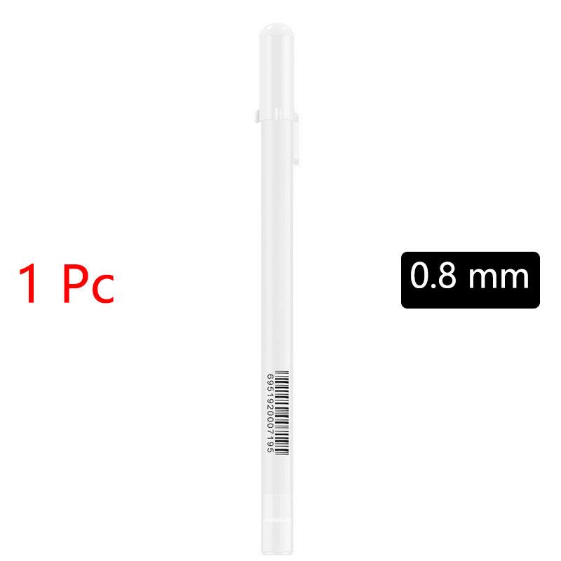 

0.8/1/2/2.8/5мм Білі Перманентні Маркери Маркери Фарба Ручка Для Дерева Пластику Шкіри Скла Каменю Металу Художні Матеріали для Малювання