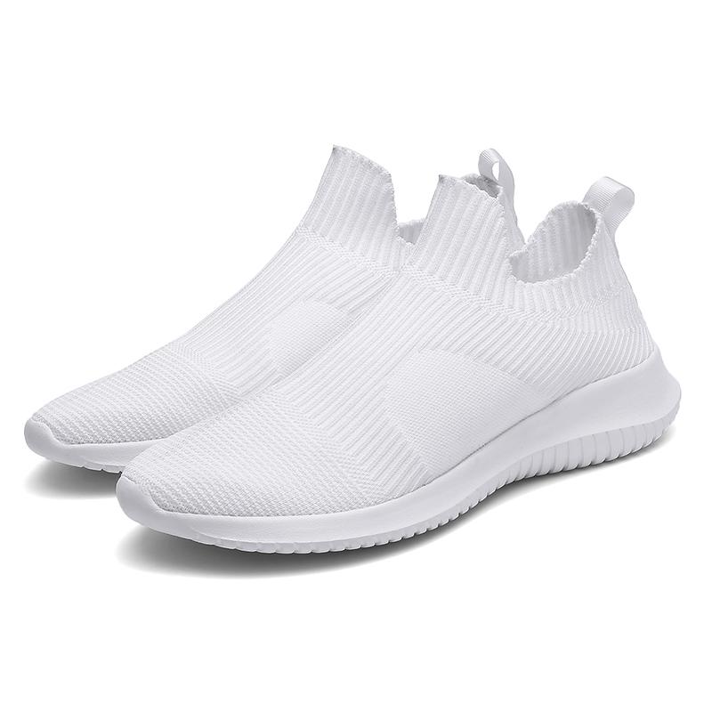 New men's shoes a slip-on ultra-light breathable plus size 46 flying woven socks shoes comfortable sports shoes for students
