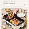 Doppelzonen Hot Pot Grill-Kombination mit großer Kapazität & Multifunktionaler Doppel-Temperaturregelung