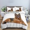 German Shepherd Duvet Cover King Queen 3D Lovely Dog Pattern Bedding Set for Kids Boys Girls Cute Pet Puppy Soft Comforter Cover