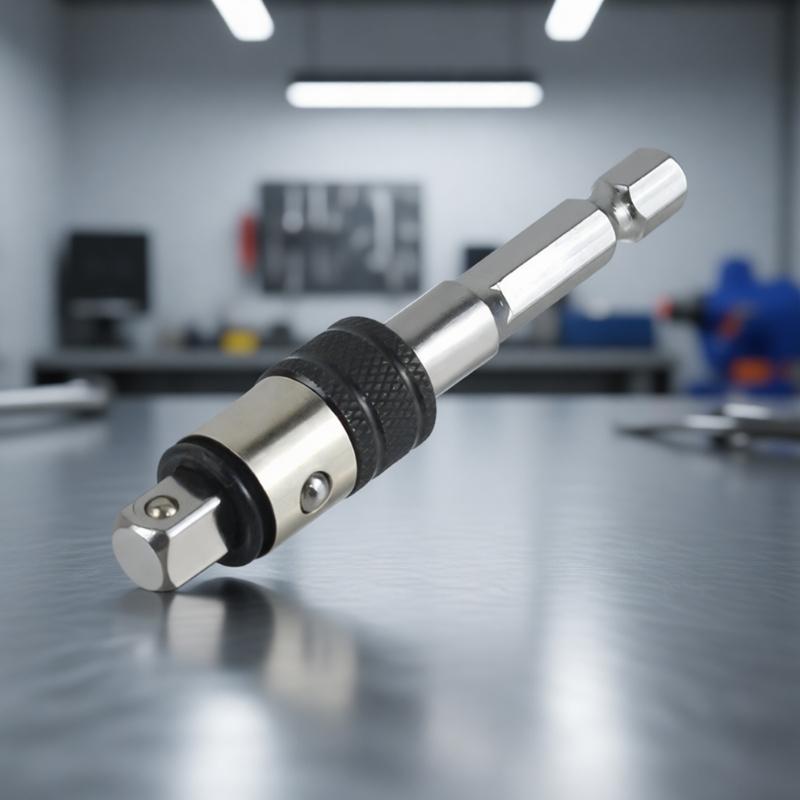 High Quality Steel 1/4 Hex Socket Converter Drill Bit Adapter Drive Extension Rod For Mechanical Assembly Vehicle Repair