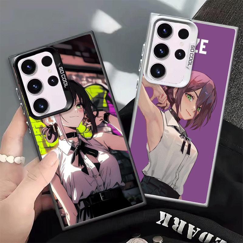 Anime Character R-Reze CSM Soft Phone Case for Samsung Galaxy S24 S25 FE S26 Edge S23 Ultra S22 Plus S21 + Shockproof Cover Back