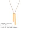 EMANCO Stainless Steel Gold Plated  New Fashion Necklace Pendants Short Long Women Colar Jewelry 48-Hour Shipping