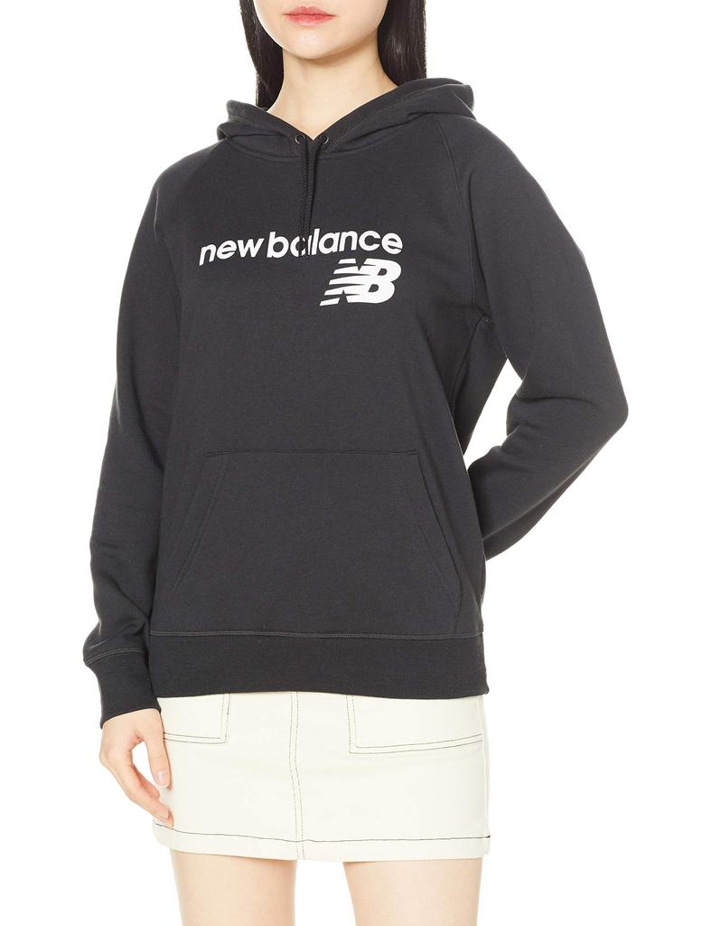 New Balance Core Fleece Hoodie Black Size L Women's (WT03810), Sweatshirt, Fleece-Lined, (BK),
