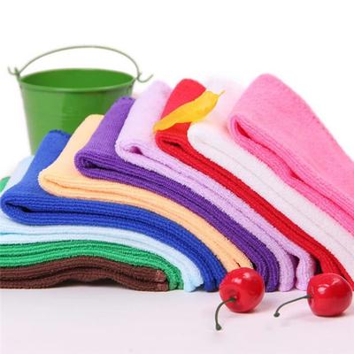 1Pc/5Pcs Square Auto Care Soft Microfiber Cleaning Towel Absorbent Car Washing Cloth Home Bathroom Kitchen Towels