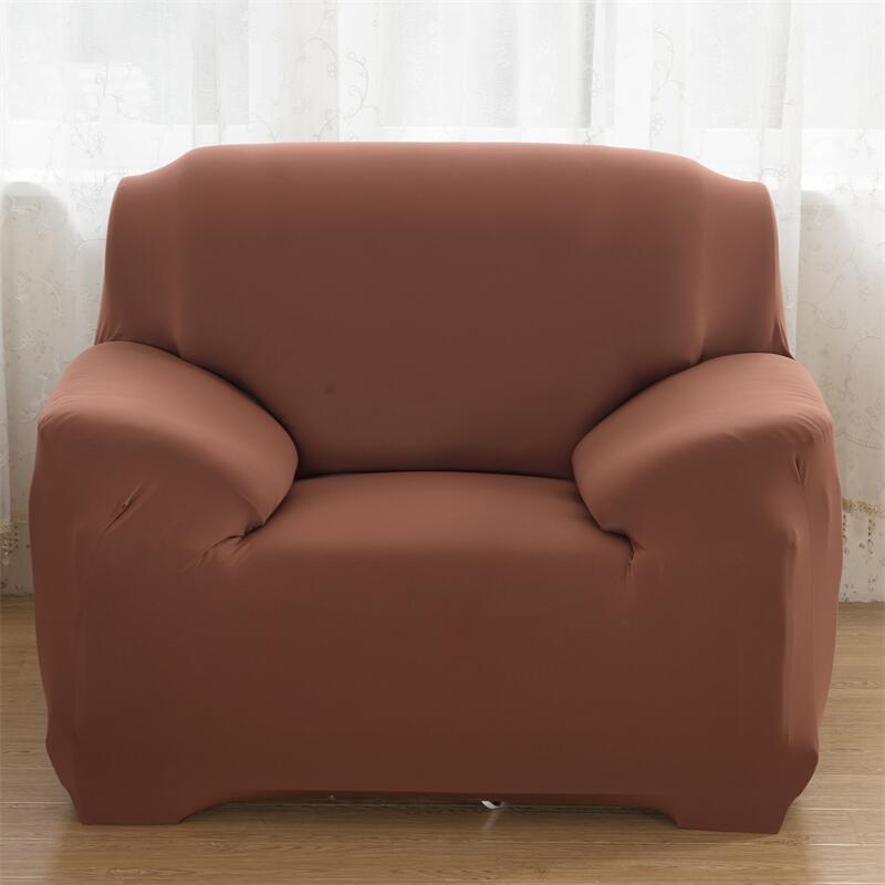 Einfarbige Sofabezüge für Wohnzimmer, Polyester, elastisch, Eckcouch-Schonbezüge, Stuhlschutz, 1/2/3/4-Sitzer