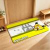 Game A-angry B-Birds Floor Mat Soft Flannel Floor Mat  Suitable for Entryways, Living Rooms, Bedrooms, and Bathrooms