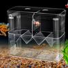 Double-Deck Fish Breeding Isolation Box Acrylic Fish Breeder Box  Fish Injured