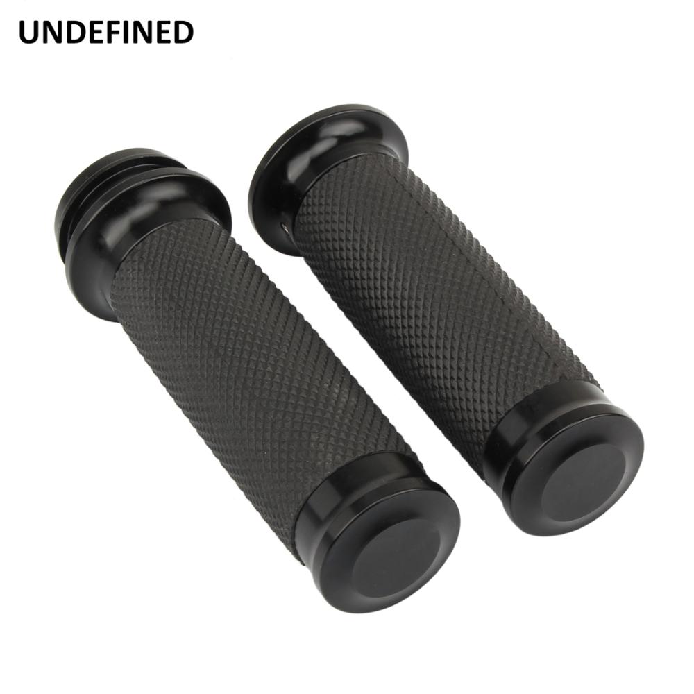 1'' Motorcycle Handle Grips Electronic Throttle 25mm Handlebar Grips for Harley Touring Road King Electra Tri Glide FLHR