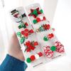 European & American Style Christmas Hair Accessory Set: Cute Bow Hair Clips for Little Girls