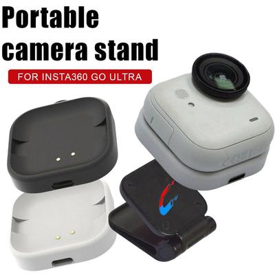 Pro Insta360 Go Ultra Magnetický nabíjecí stojánek Základna s otvorem pro šňůrku Bezdrátový magnetický nabíjecí dok Pro Insta360 Go Ultra