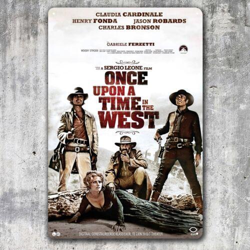

1dOnce Upon a Time in the West Movie Metal Poster Collectable Tin Sign 20x30cm aluminum 20x30cm