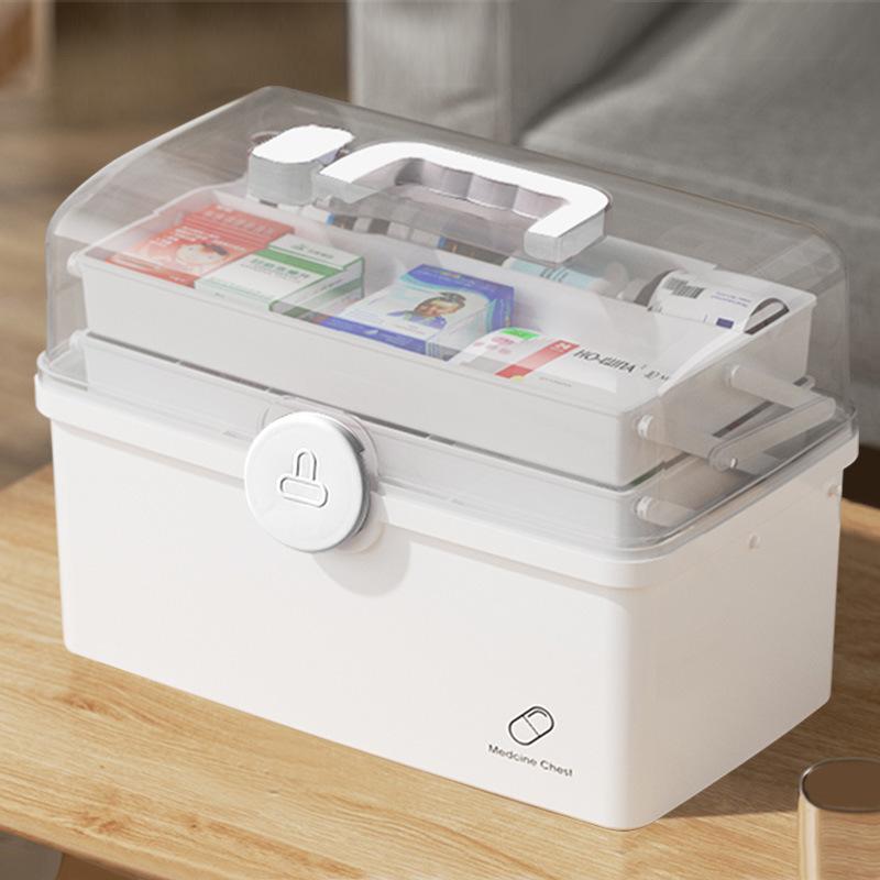 

Семейная аптечка большой вместимости для домашнего использования L: 34*19*21.6cm