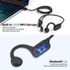 Tayogo Bone Conduction Bluetooth with IPX8 Open 32GB Internal Swimming Magnetic Fast 15 Hours of Continuous Playback and Suitable for and Sports