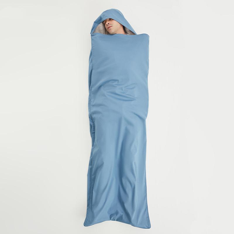 

Electromagnetic Radiation Protective Silver Fiber Lining Sleeping Bag Base Station Emf Shielding Sleeping Bag Portable Travel 50nylon have silver синий