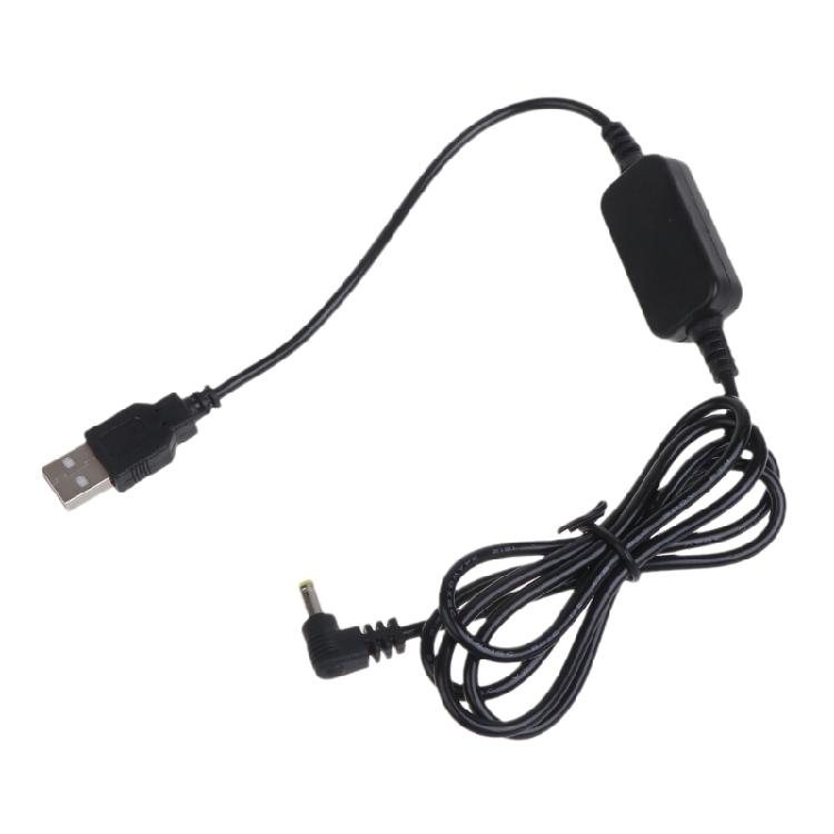 USB 5V to DC 12V 4mm x 1.7mm Power Cable USB Voltage Step Up Converter Cable