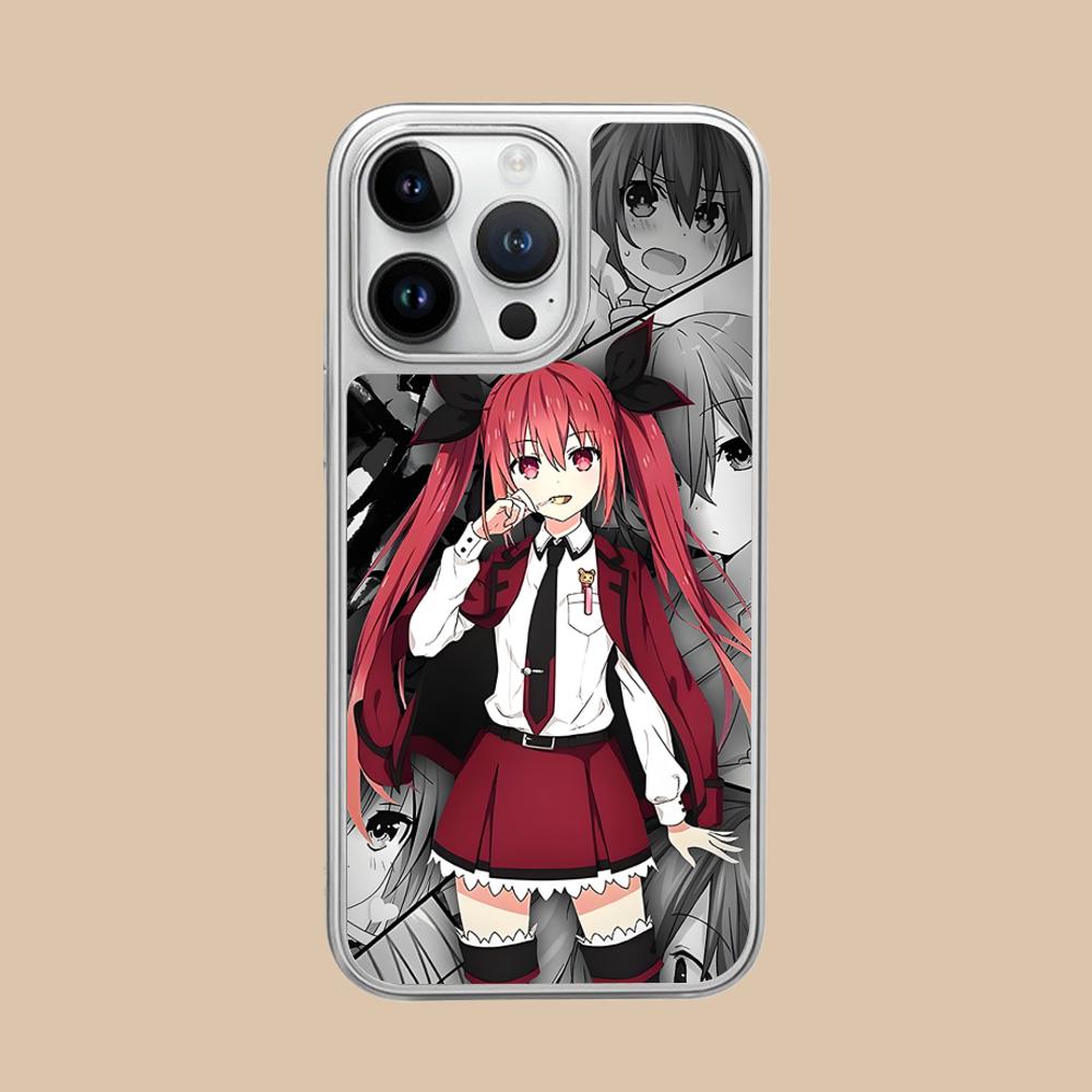 

Date a Live Kotori Itsuka Silver Plating Mobile Phone Case for iPhone 17 16 15 14 13 12 11 Air Pro Max Plus Colorful Cover iPhone 11