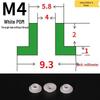 T-förmige Nylon-Dichtungsscheibe M3-M35 Gewinde Isolierabstandshalter