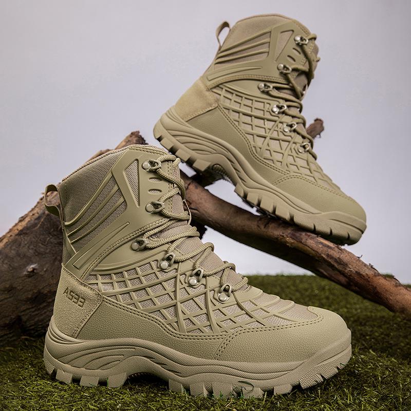 Men's Plus Size Durable Combat and Hiking Boots for Special Forces