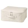 Muji Soft Box Small Width 35Depth 35Height 16cm Polyester Linen Square Lid Type