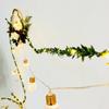 2M 3M 5M 10M LED String Light Green Leaf Garland Vine Fairy Lights Flexible Copper Battery Powered Party Wedding Decoration