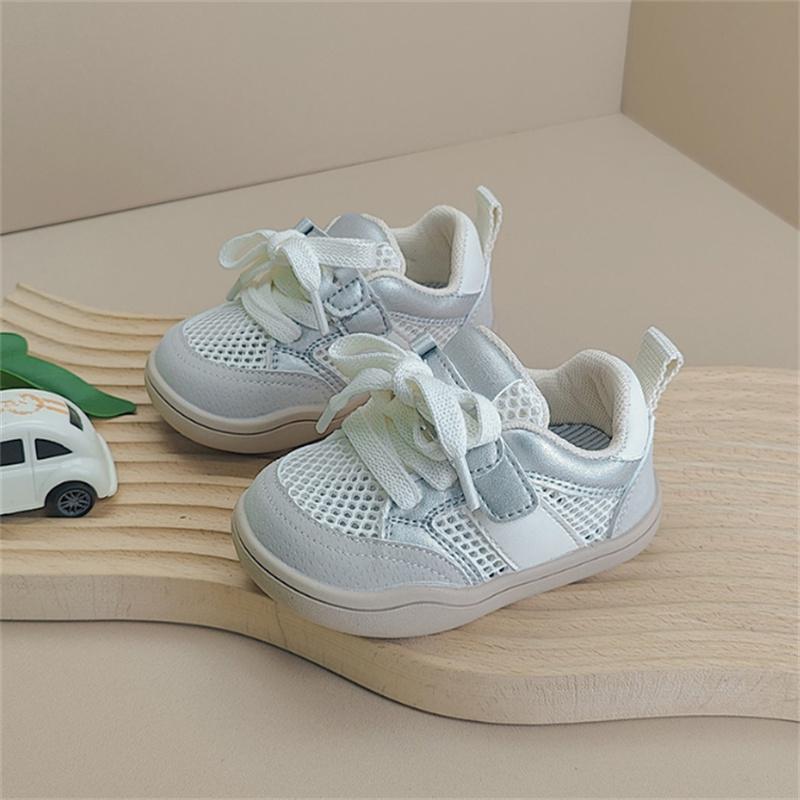 New Spring Baby Shoes Mesh Breathable Boys Shoes Soft Sole Outdoor Fashion Toddler Kids Girls Sneakers