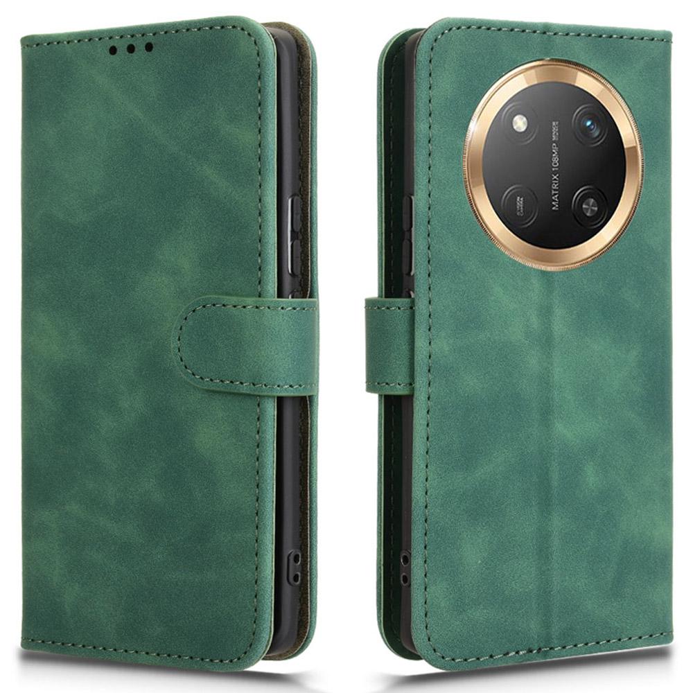 Dla Honor X60 Pro 5G/Magic7 Lite 5G/X9c 5G Skórzane Etui Skóra w Dotyku Odporne na Upadki Portfel Klapka Pokrowiec na Telefon