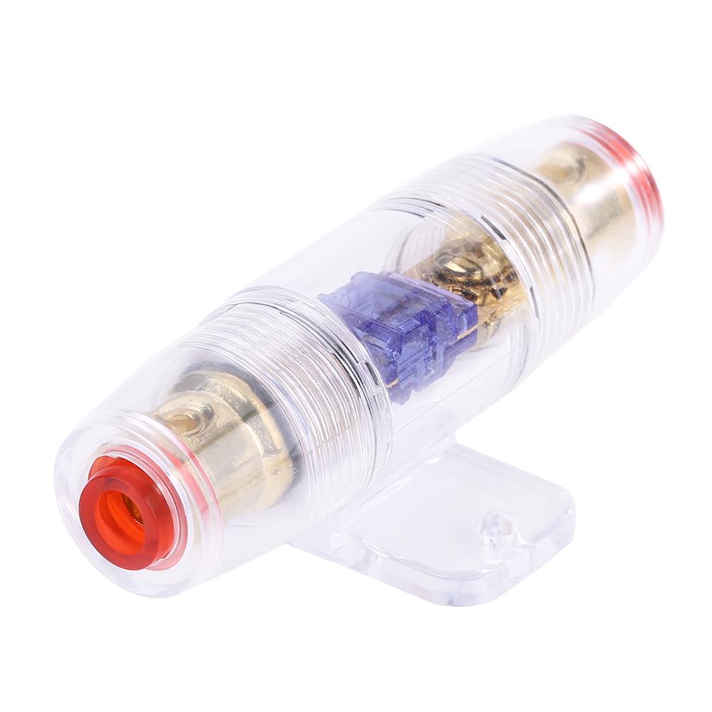 8 Gauge Car Auto Vehicle Stereo Audio Fuse Box Holder Block with 60Amp Fuse