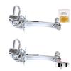 EDP1269-1 2 Pieces Front Door Hinge Stop Check Strap Limiter for Fiat Stilo 192 2001-2010 4/5 Door 51760102