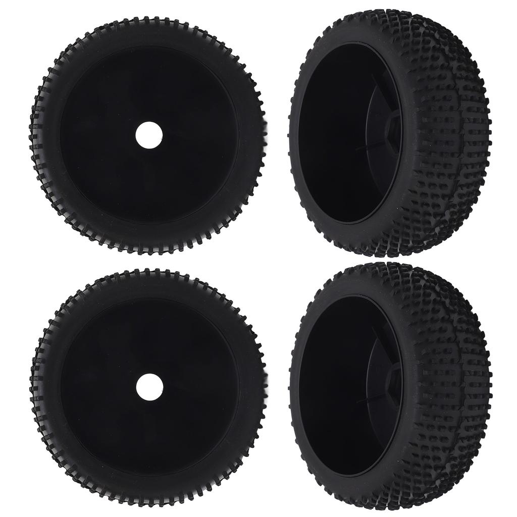 4Pcs RC Car Tire 112 mm Diameter Rubber Tire Plastic Hub Universal RC Car Wheel Tire for 1 8 Models