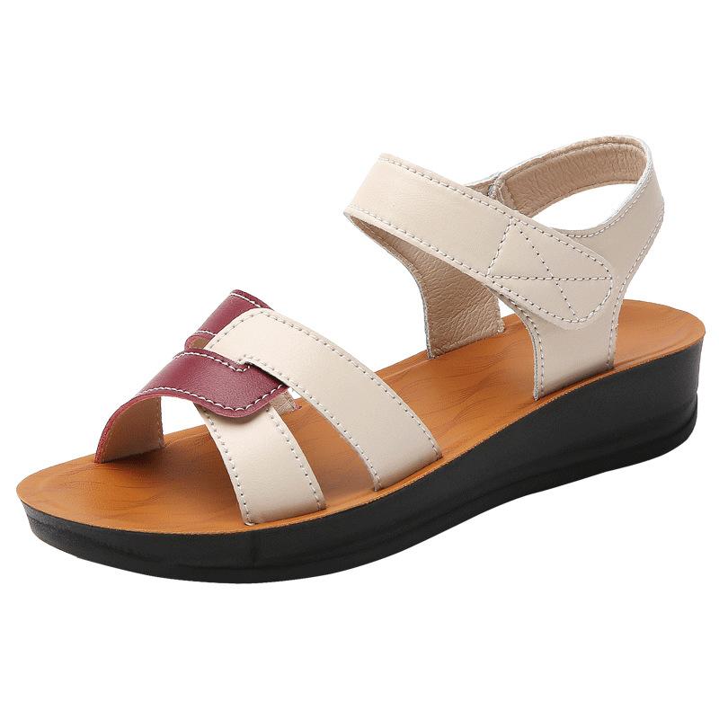 Summer Sandals Women's Fashion Color Matching Women's Sandals Non-slip Comfortable Women's Shoes