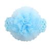 Chiffon Flower & Lace Elastic Baby Headband - 8 Colors