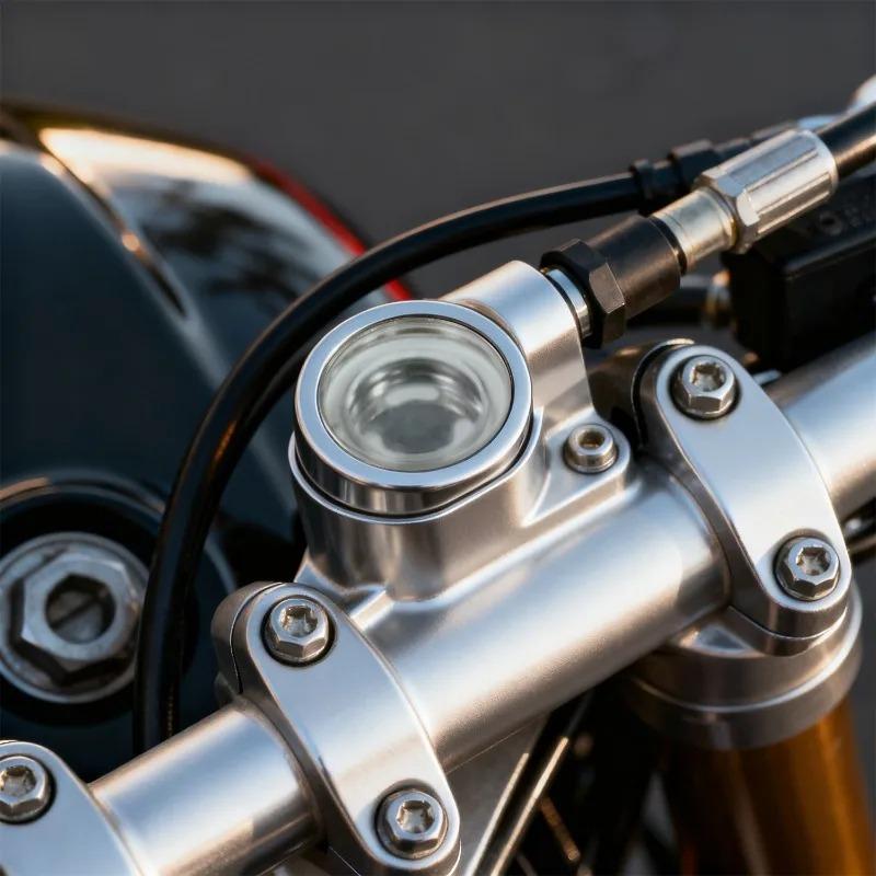 Motorcycle 10/12/14/18mm Master Cylinder Brake Pump Oil Window Mirror Sight Glass Gasket for Honda KTM Kawasaki BWM Yamaha T700