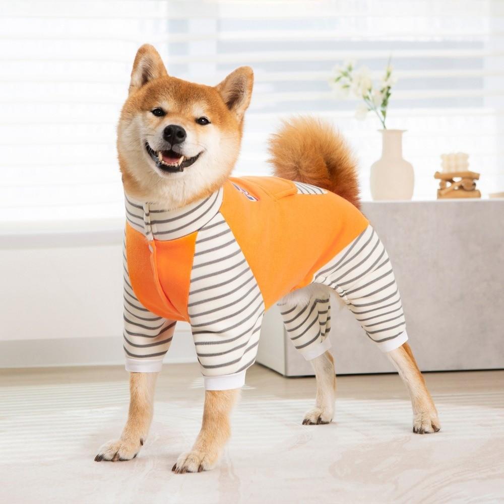 3XL- 8XL Large Dog Clothes Big Dog Full Cover Jumpsuit Pajamas Samoyed Labrador Golden Retriever Outfit Long Sleeve Bodysuit