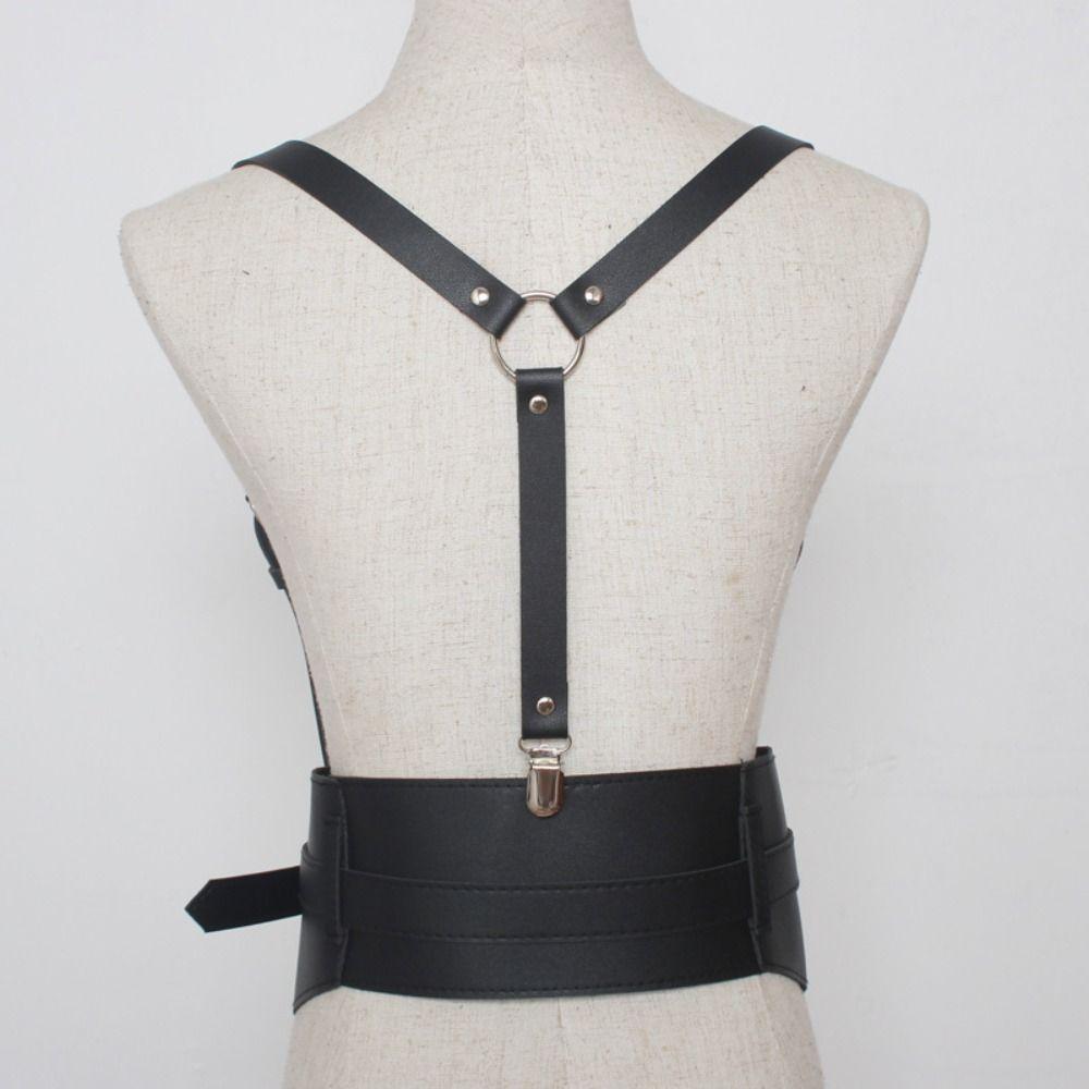 Corset Belt Punk Belt Chest Corset Street Style Gothic Suspender U Leather Harness Top  Decoration