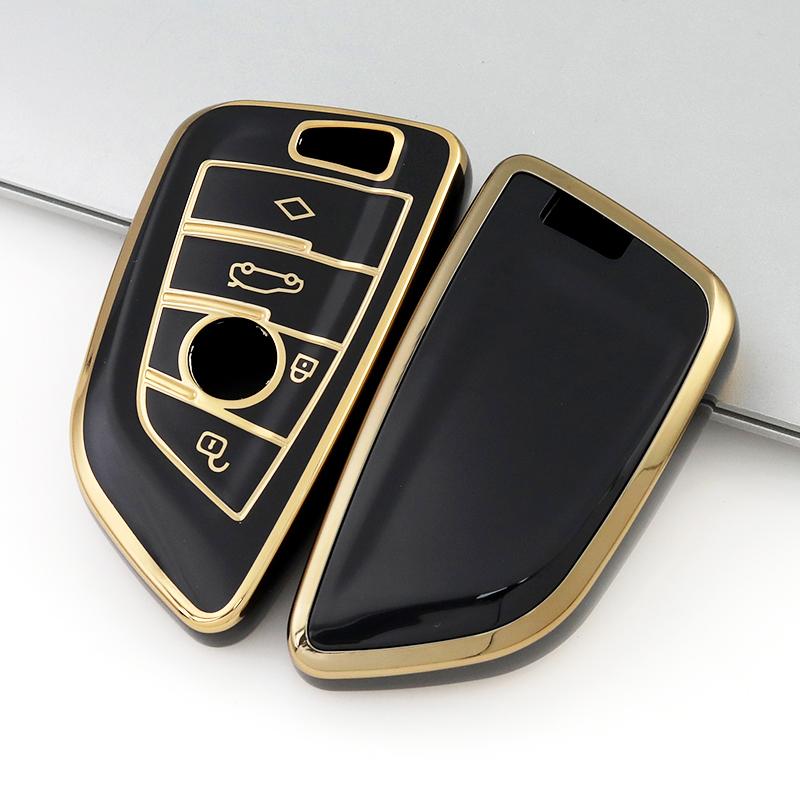 4 Buttons For BMW G20 G30 E46 E60 E90 X3 X5 X6 F15 F16 F45 F46 7 Series G11 F48 F39 New TPU Car Key Case Cover Shell Protector