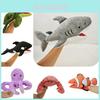 New Ocean Animal Plush Puppet Toy For Toddlers Interactive Shark And Turtle Hand Puppets Perfect Gift For Children Characters)