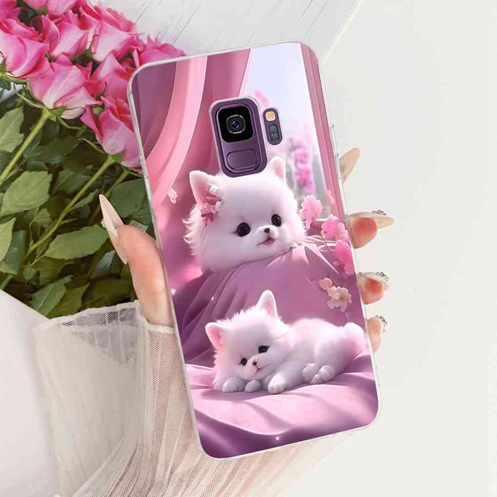 Protective Cases For Samsung Galaxy S9 Plus Soft Silicone Back Cover For Samsung S9Plus S9+ Summer Fresh Butterfly Shell Capa